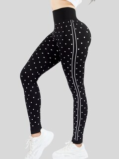 Foto 4 | Leggins Mujer Legging Mallones Lic-0184 Negro Mallas Térmicas Mayon