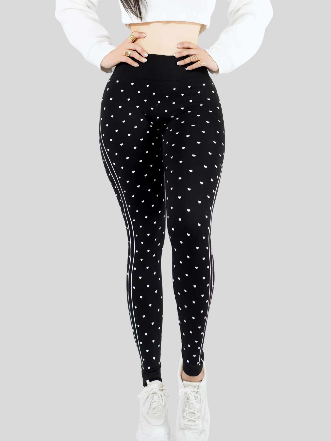 Foto 6 | Leggins Mujer Legging Mallones Lic-0184 Negro Mallas Térmicas Mayon
