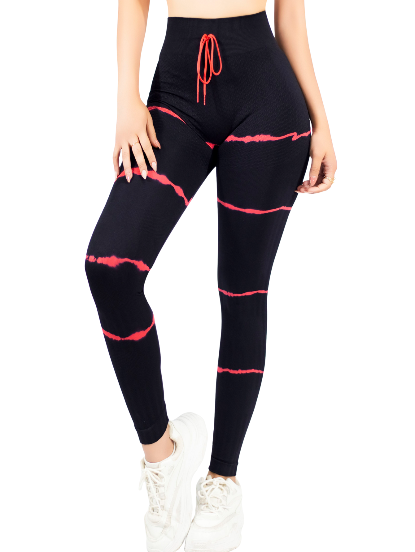 Foto 2 pulgar | Legins Deportivo Mujer Lic-0196 Rojo Legging Gym Mallas Deportiva Mallones