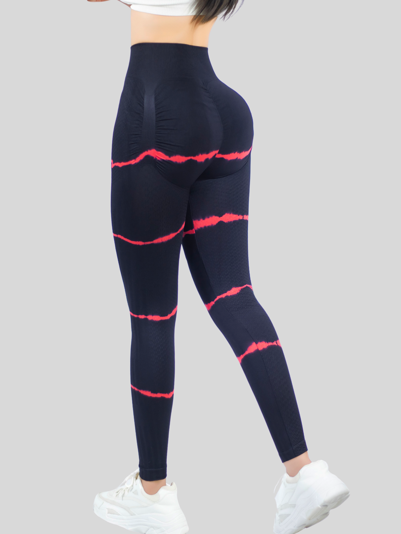 Foto 6 pulgar | Legins Deportivo Mujer Lic-0196 Rojo Legging Gym Mallas Deportiva Mallones