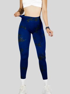 Foto 7 | Mallas Deportivas Mujer Legin Gym Lic-0194 Azul Marino Legging Deportivo Mallones