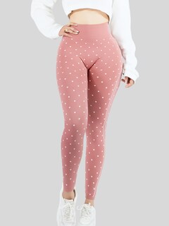 Foto 6 | Leggins Mujer Legging Mallones Lic-0184 Rosa Mallas Térmicas Mayon