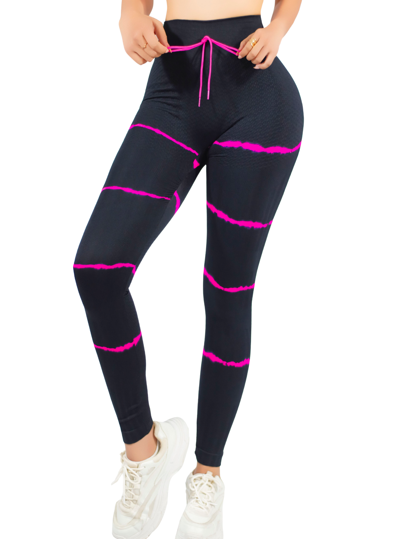 Foto 1 | Legins Deportivo Mujer Lic-0196 Fucsia Legging Gym Mallas Deportiva Mallones
