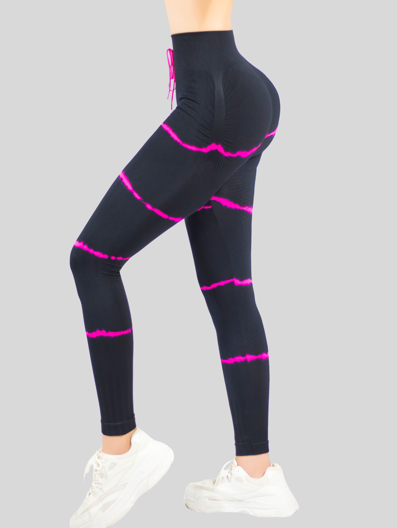 Foto 4 | Legins Deportivo Mujer Lic-0196 Fucsia Legging Gym Mallas Deportiva Mallones