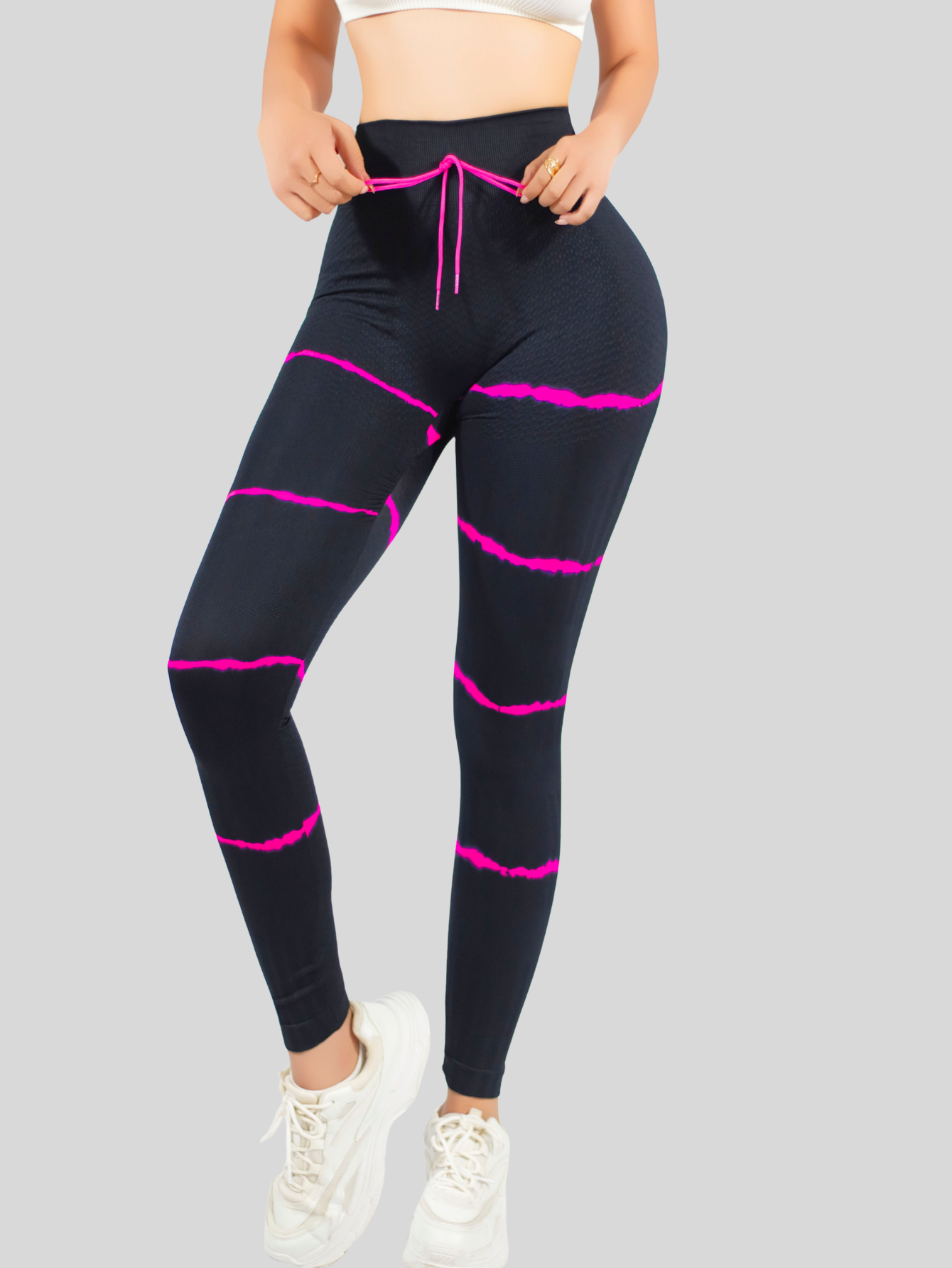 Foto 6 | Legins Deportivo Mujer Lic-0196 Fucsia Legging Gym Mallas Deportiva Mallones