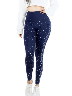 Foto 1 | Leggins Mujer Legging Mallones Lic-0184 Marino Mallas Térmicas Mayon