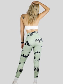 Foto 3 | Mallas Deportivas Mujer Legin Gym Lic-0194 Verde Legging Deportivo Mallones