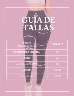 Foto 7 | Legins Deportivo Mujer Lic-0196 Rosa Legging Gym Mallas Deportiva Mallones
