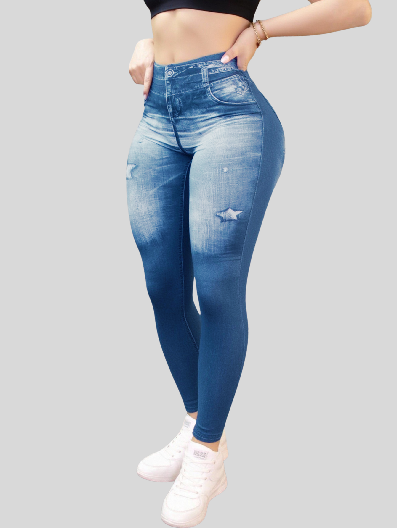 Foto 3 pulgar | Leggings para Mujer 2 Piezas