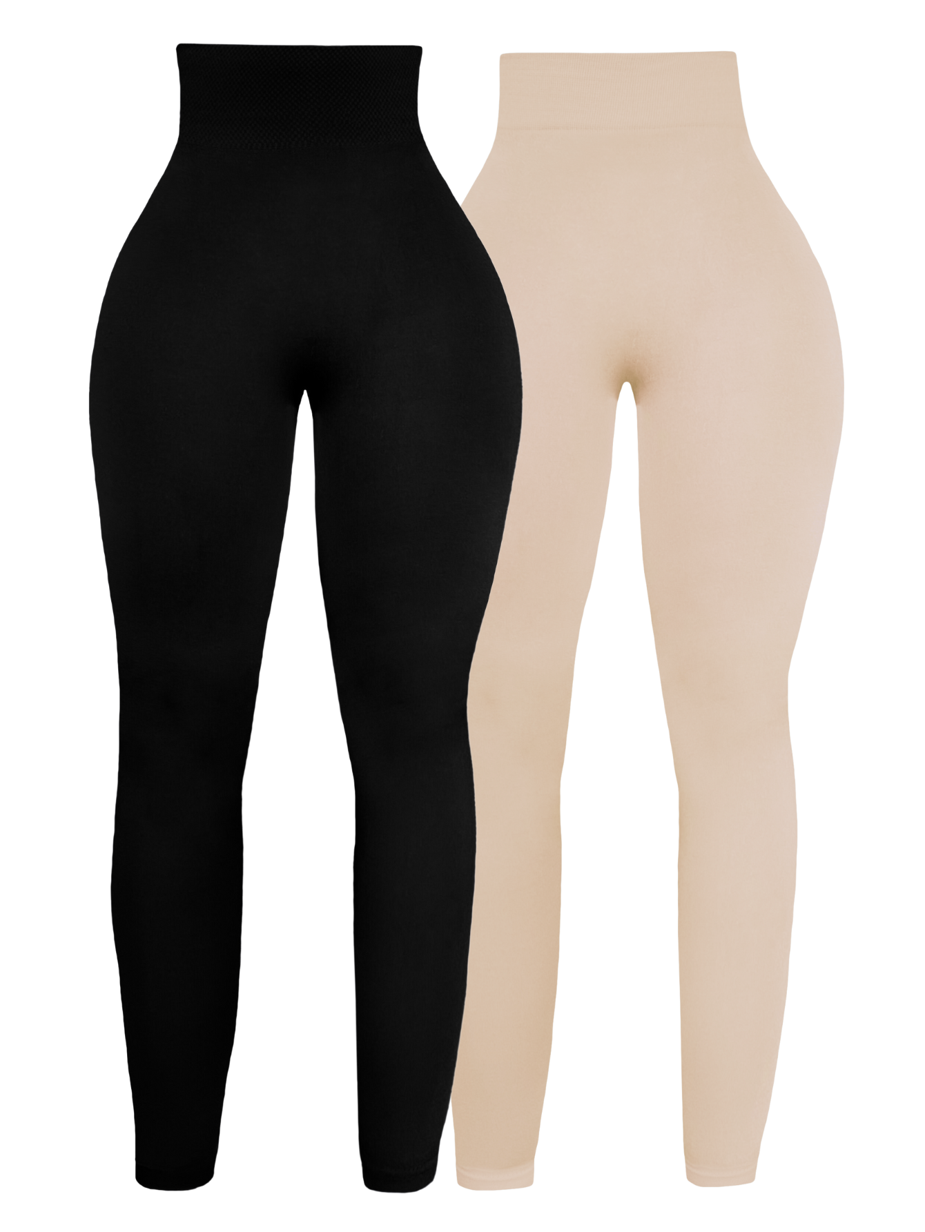 Foto 2 pulgar | Pack De 2 Piezas Leggings Térmicos Para Mujer Lic-071-px2 Variedad De Colores Pantalones Deportivos Atlético Entrena