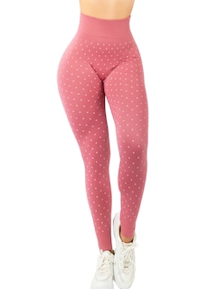 Foto 1 | Mallas Deportivas Leggins Gym Interior Térmico Lic-0199 Rosa Mujer Mallone