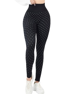 Foto 1 | Mallas Deportivas Leggins Gym Interior Térmico Lic-0199 Negro Mujer Mallone
