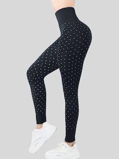 Foto 4 | Mallas Deportivas Leggins Gym Interior Térmico Lic-0199 Negro Mujer Mallone