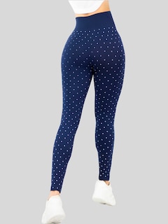 Foto 5 | Mallas Deportivas Leggins Gym Interior Térmico Lic-0199 Marino Mujer Mallone