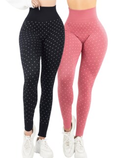 Foto 1 | Set De 2 Mallones Deportivos De Mujer Lic-0199-px2 Dos Colores Leggings Termicos