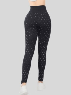 Foto 5 | Leggins De Mujer Mallones Dama Lic-0198 Negro Mallas Deportivas O Casuales