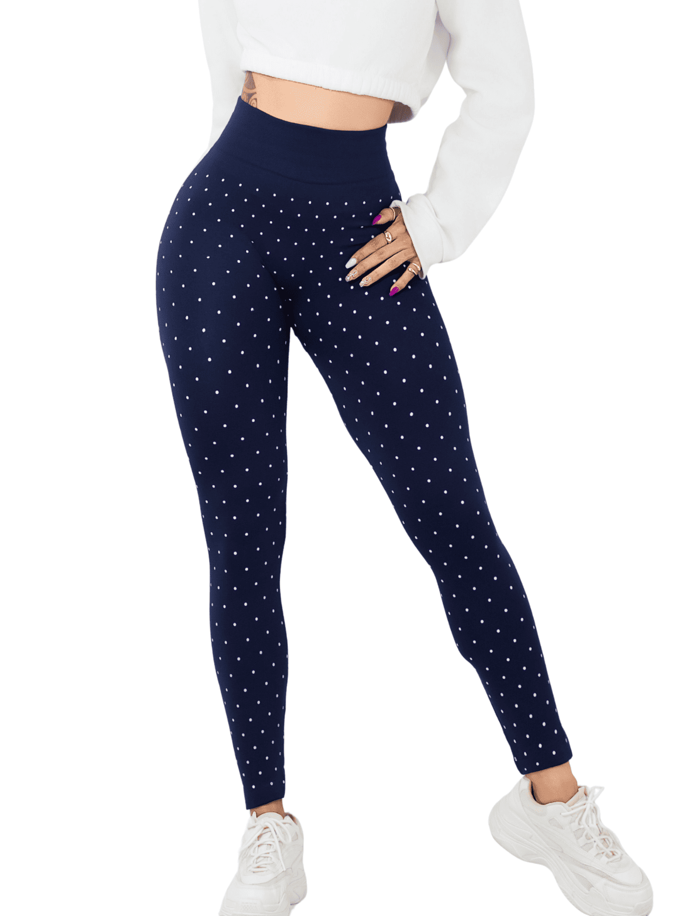 Foto 1 | Leggins De Mujer Mallones Dama Lic-0198 Marino Mallas Deportivas O Casuales