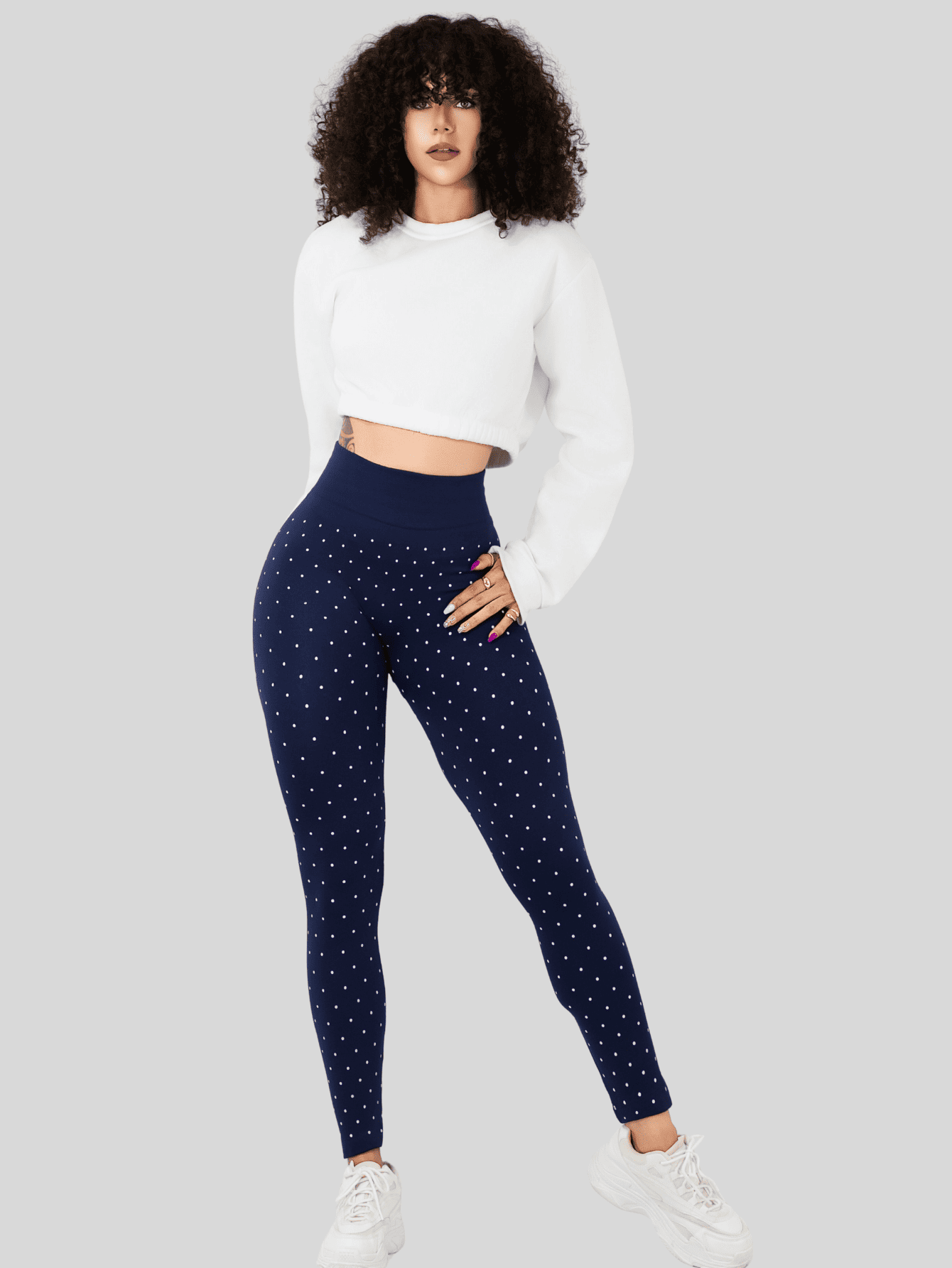 Foto 2 | Leggins De Mujer Mallones Dama Lic-0198 Marino Mallas Deportivas O Casuales