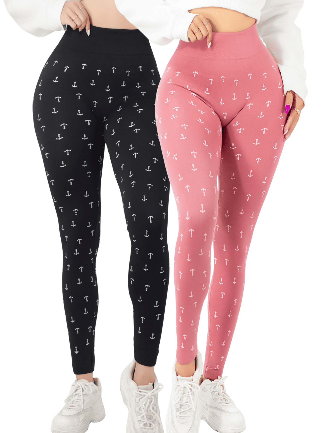 Foto 2 pulgar | Set 2 Leggings Mujer Mayones Lic-0200-px2 Variedad De Colores Mallones Stretch Cómodos