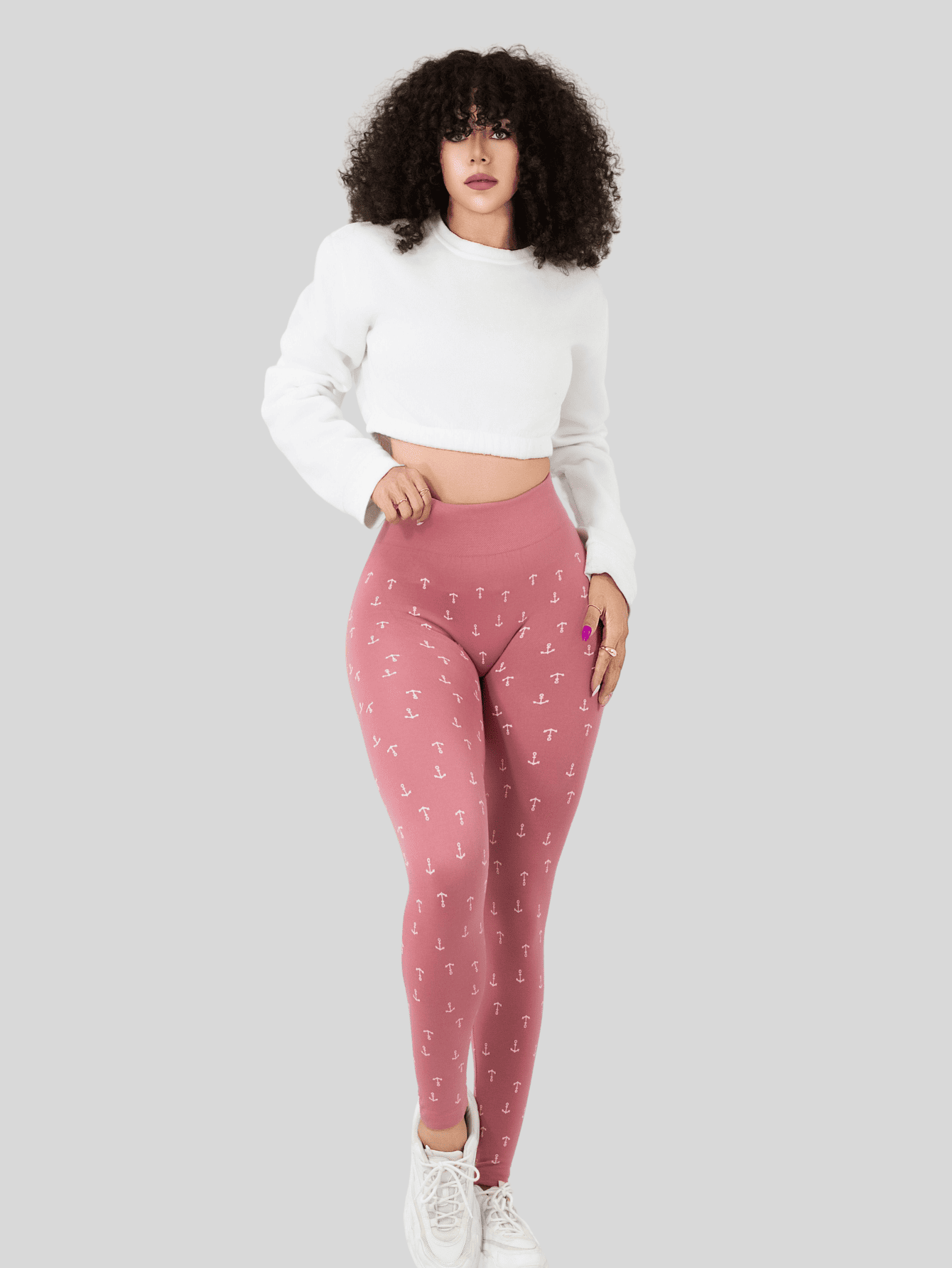 Foto 2 | Set 2 Leggings Mujer Mayones Lic-0200-px2 Variedad De Colores Mallones Stretch Cómodos