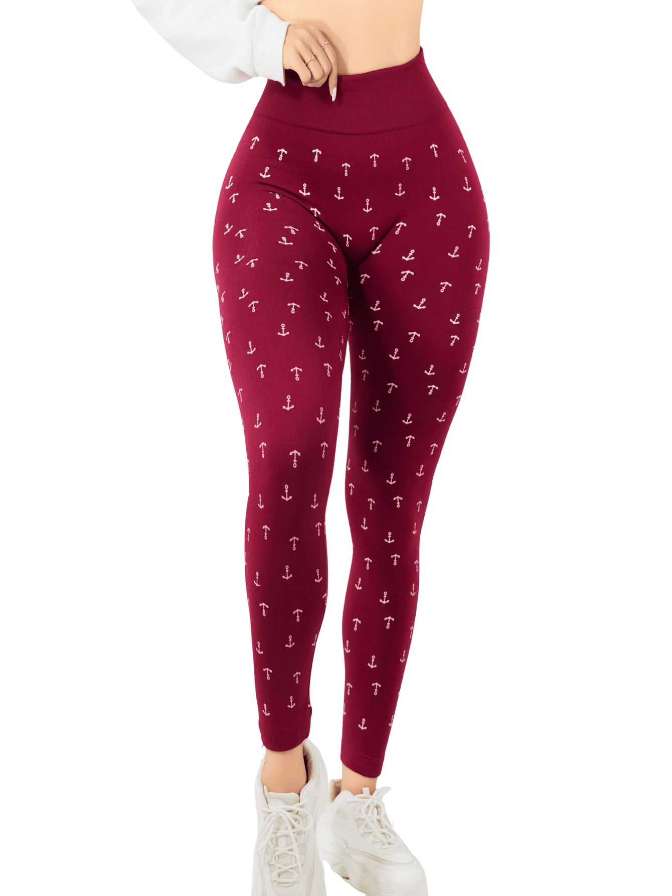 Foto 2 pulgar | Leggins De Mujer Mallones Dama Lic-0200 Vino Mallas Deportivas O Casuales