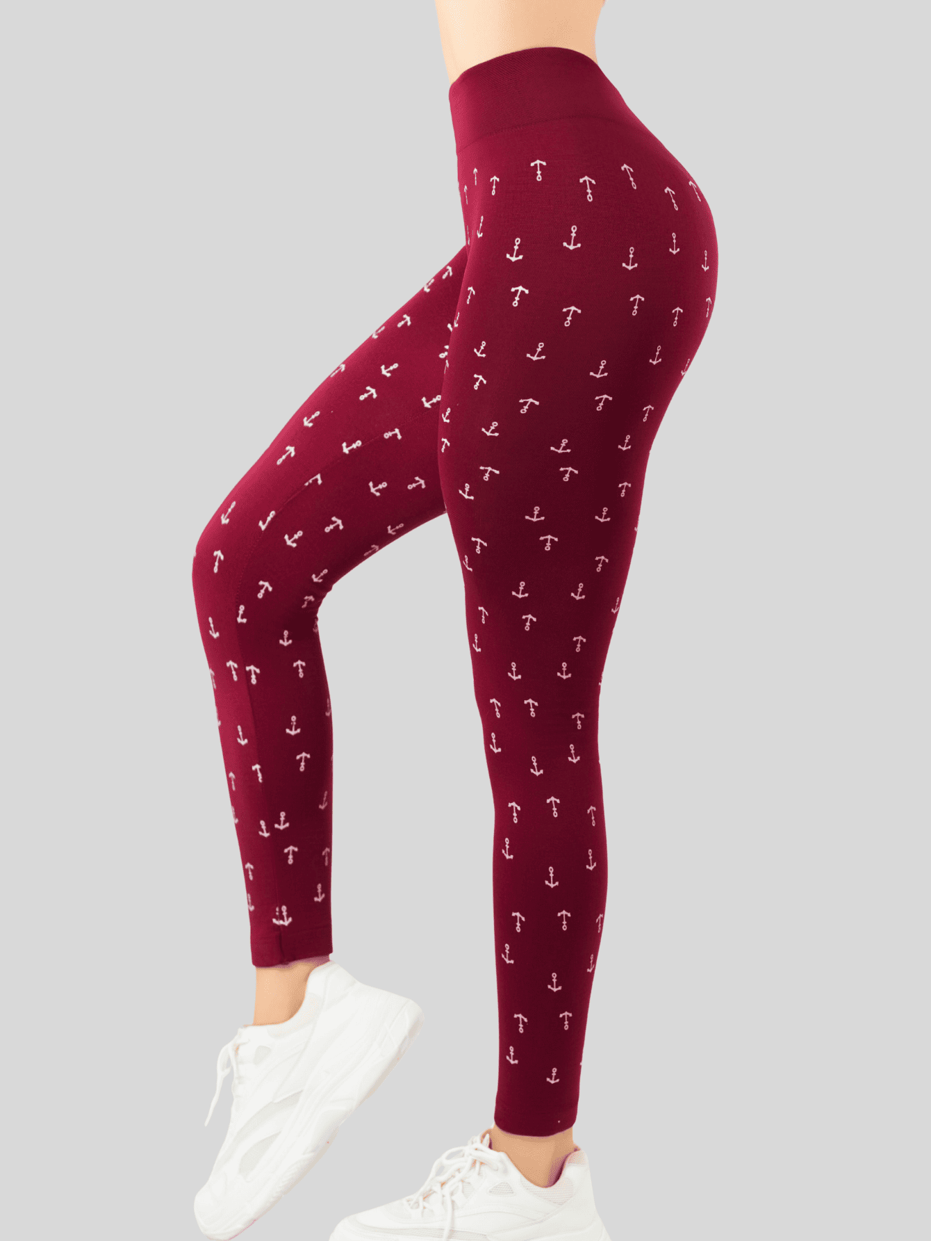 Foto 5 pulgar | Leggins De Mujer Mallones Dama Lic-0200 Vino Mallas Deportivas O Casuales