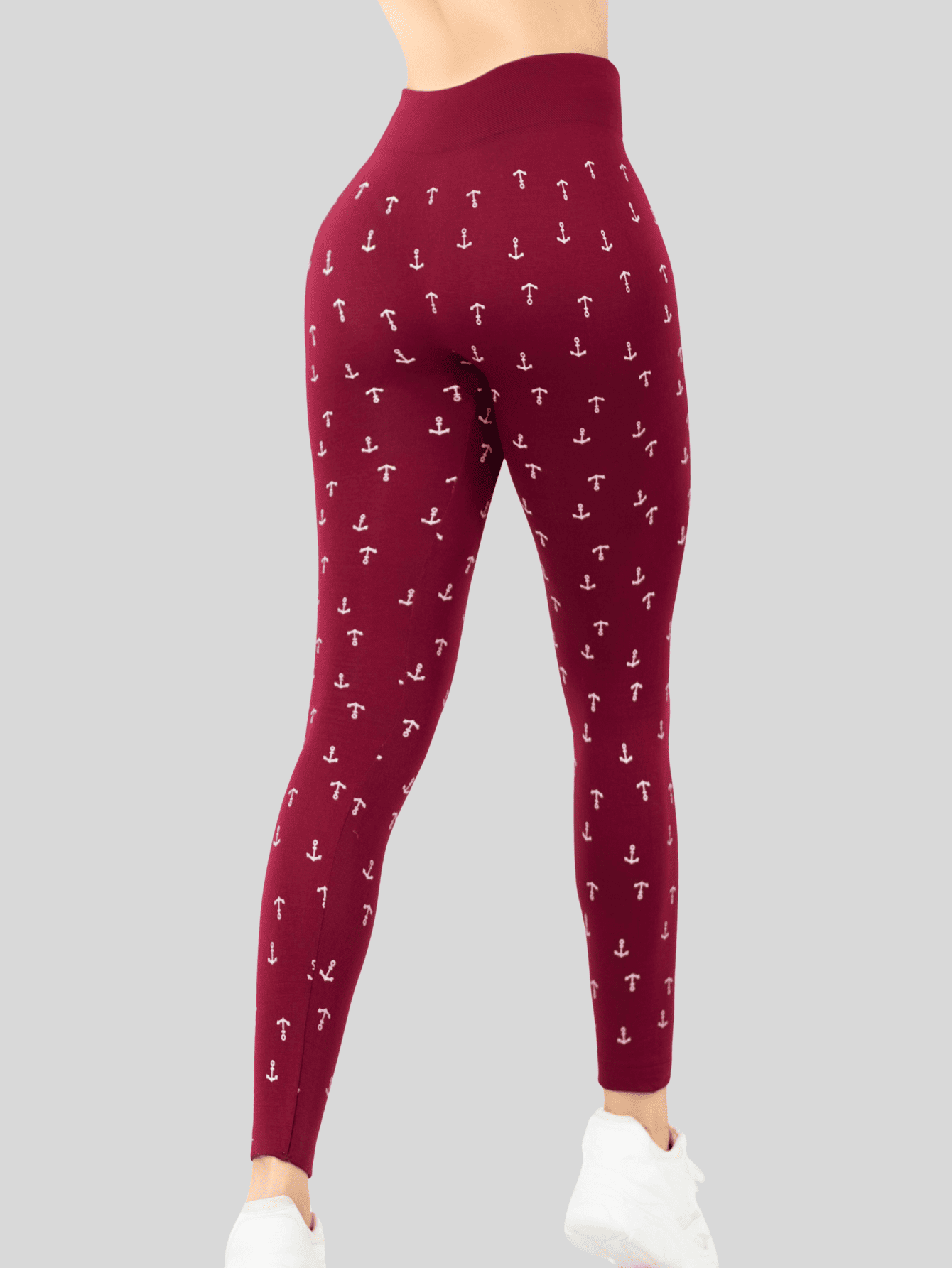 Foto 6 pulgar | Leggins De Mujer Mallones Dama Lic-0200 Vino Mallas Deportivas O Casuales