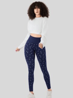 Foto 2 | Set 2 Leggings Mujer Mayones Lic-0200-px2 Variedad De Colores Mallones Stretch Cómodos