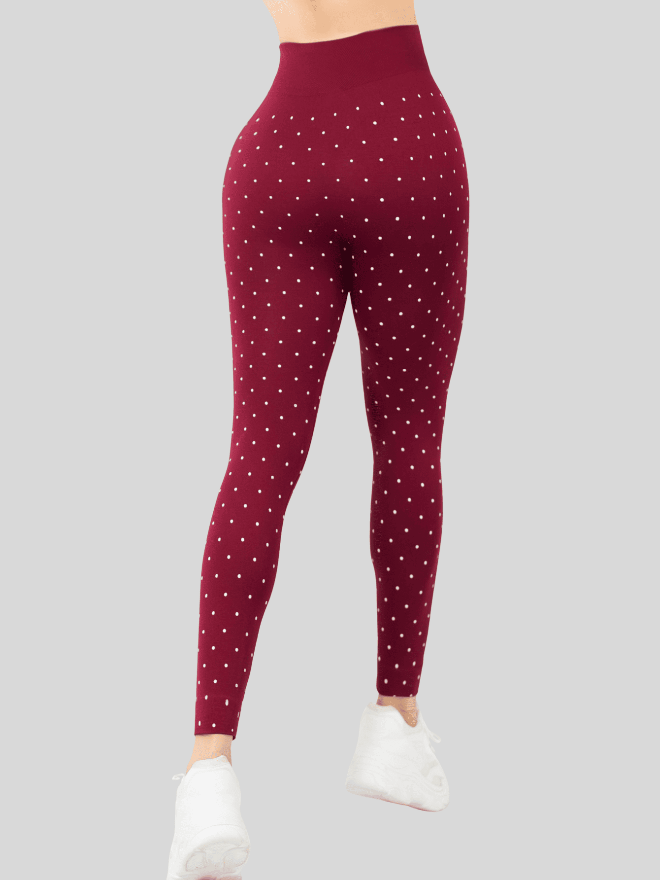 Foto 6 pulgar | Leggins De Mujer Mallones Dama Lic-0198 Vino Mallas Deportivas O Casuales