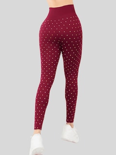 Foto 5 | Leggins De Mujer Mallones Dama Lic-0198 Vino Mallas Deportivas O Casuales
