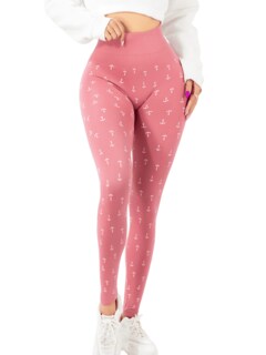 Foto 1 | Leggins De Mujer Mallones Dama Lic-0200 Rosa Mallas Deportivas O Casuales