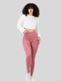 Foto 2 | Leggins De Mujer Mallones Dama Lic-0200 Rosa Mallas Deportivas O Casuales