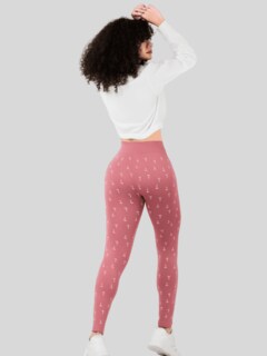 Foto 3 | Leggins De Mujer Mallones Dama Lic-0200 Rosa Mallas Deportivas O Casuales