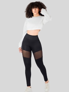 Foto 2 | Leggings Mujer Push Up Lic-0195 Negro Mallas Deportivas Texturizada Stretch