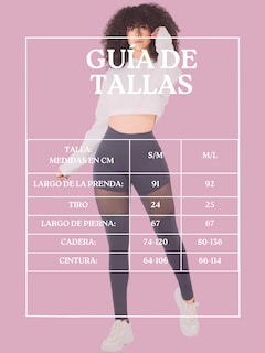 Foto 7 | Leggings Mujer Push Up Lic-0195 Negro Mallas Deportivas Texturizada Stretch