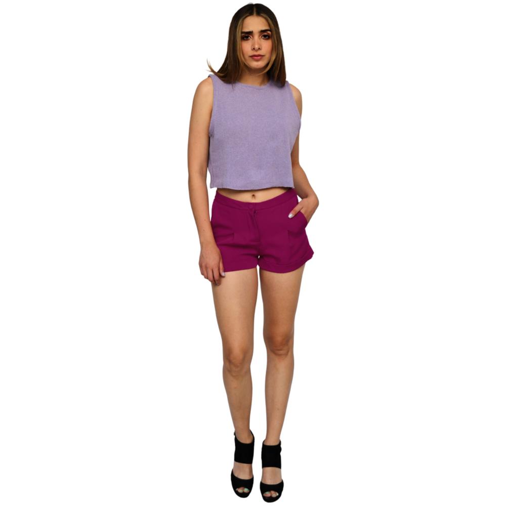 Foto 5 | Short Corto Juvenil ROMAN FASHION 2523 color Púrpura