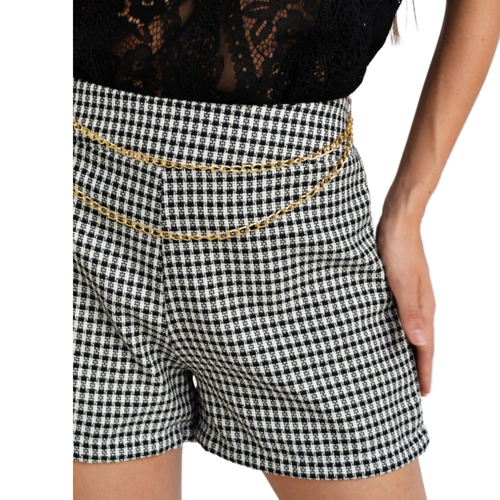 Foto 5 pulgar | Short con Cadena Roman Fashion Juvenil 2571 color Negro