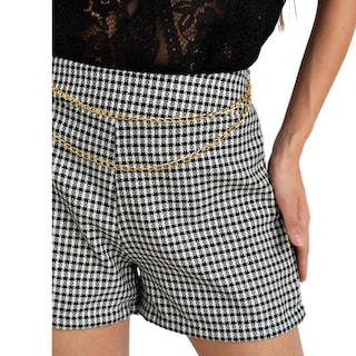 Foto 4 | Short con Cadena Roman Fashion Juvenil 2571 color Negro
