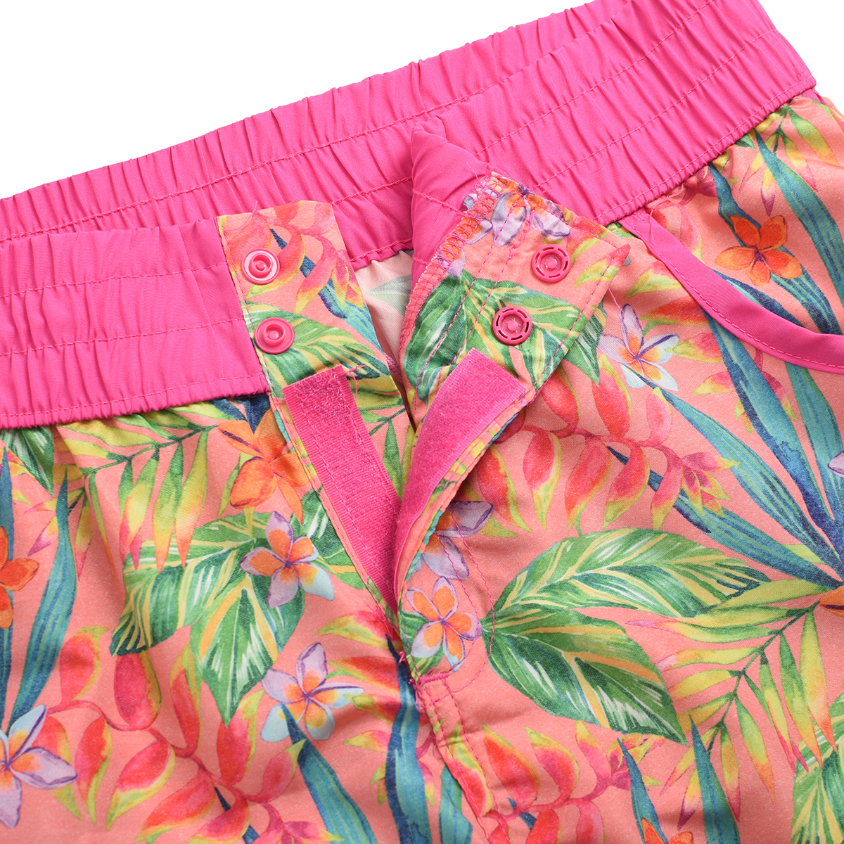 Foto 6 pulgar | Short de Playa Maui and Sons 321660 color Coral para Dama
