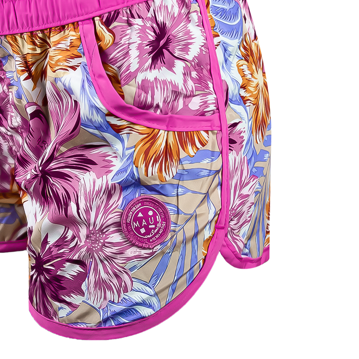 Foto 4 pulgar | Short Maui and Sons 323261 color Rosa para Dama Tallas Extra