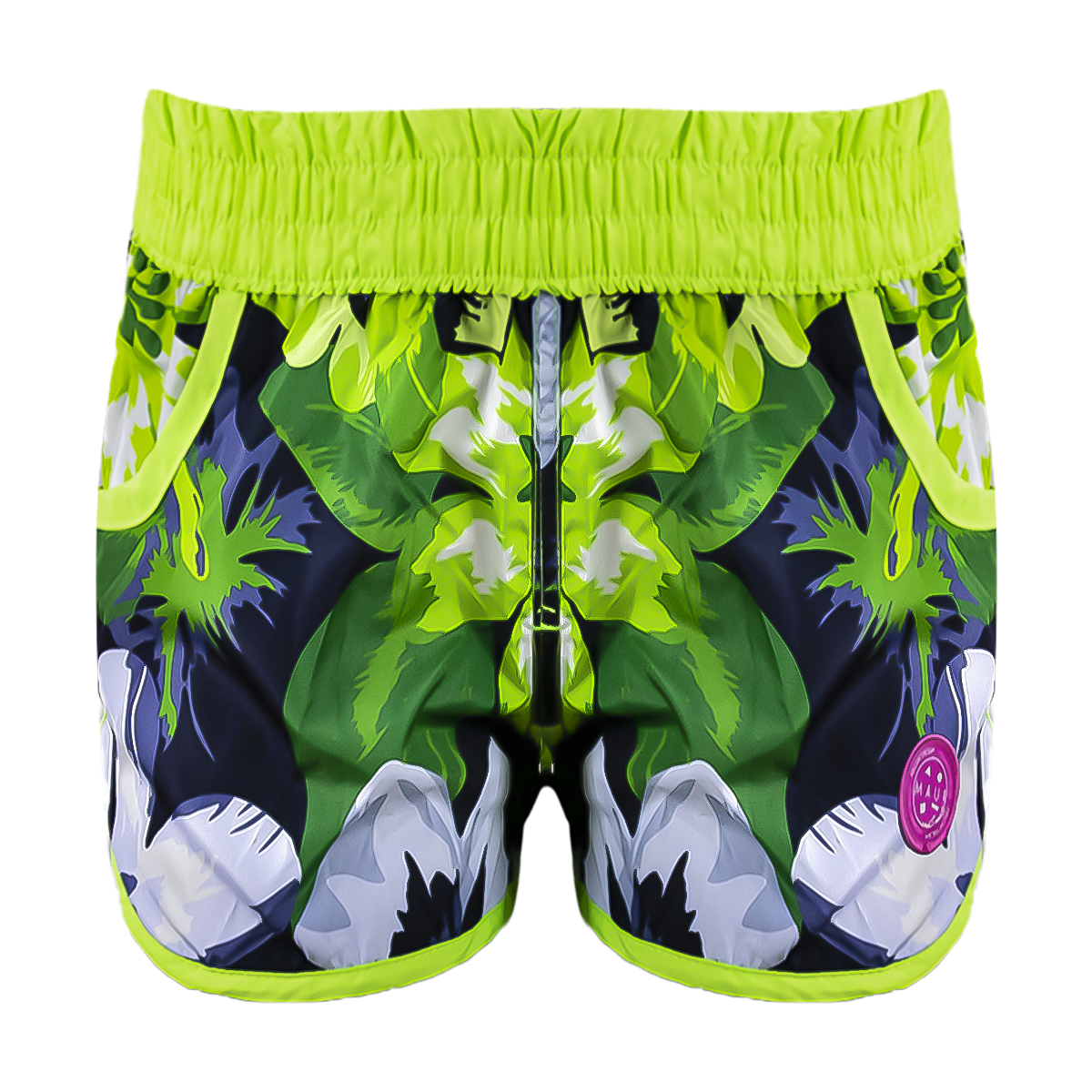 Short Salida de Playa Maui and Sons 323254 color Verde para Dama Tallas Extra