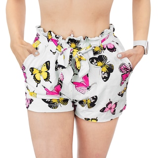 Foto 3 | Short Casual JOLIE & JOY 223102 color Blanco para Mujer