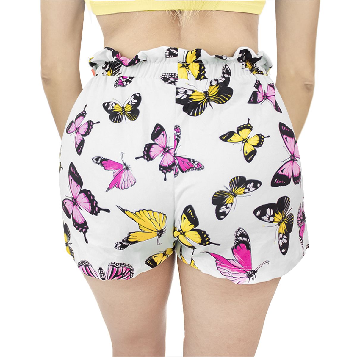 Foto 7 | Short Casual JOLIE & JOY 223102 color Blanco para Mujer