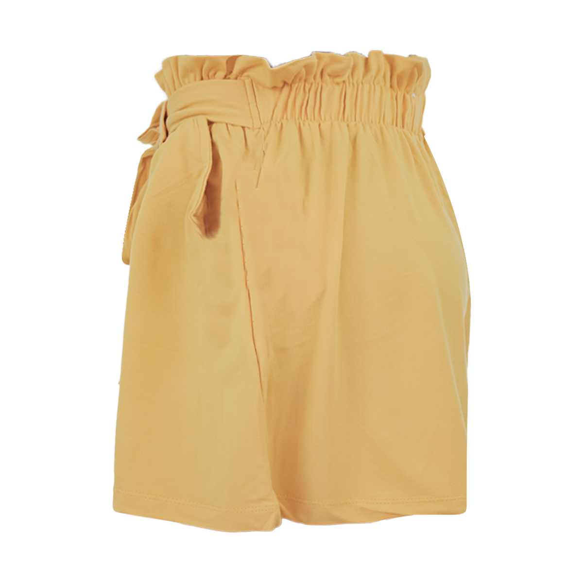 Foto 4 pulgar | Short Casual JOLIE & JOY 223119 color Amarillo Tallas Extra para Mujer