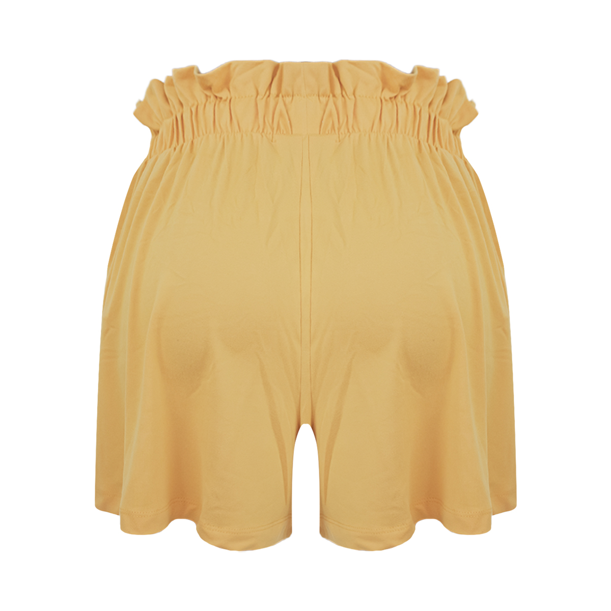 Foto 6 pulgar | Short Casual JOLIE & JOY 223119 color Amarillo Tallas Extra para Mujer