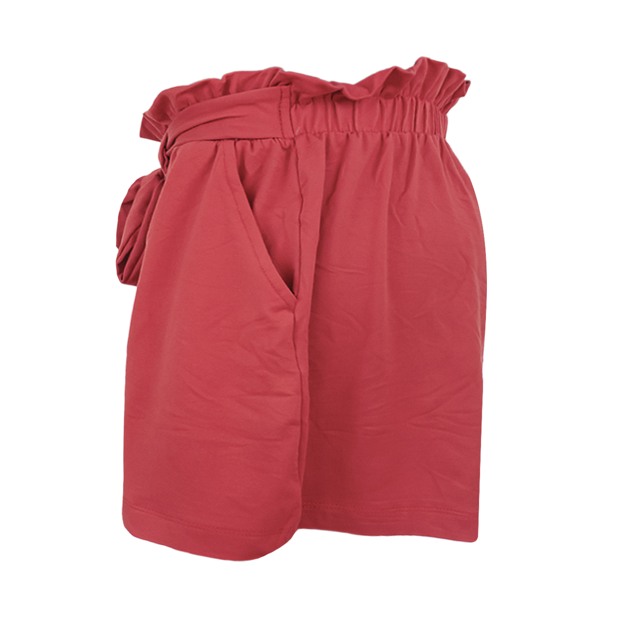 Foto 4 pulgar | Short Casual JOLIE & JOY 223117 color Rojo Tallas Extra para Mujer