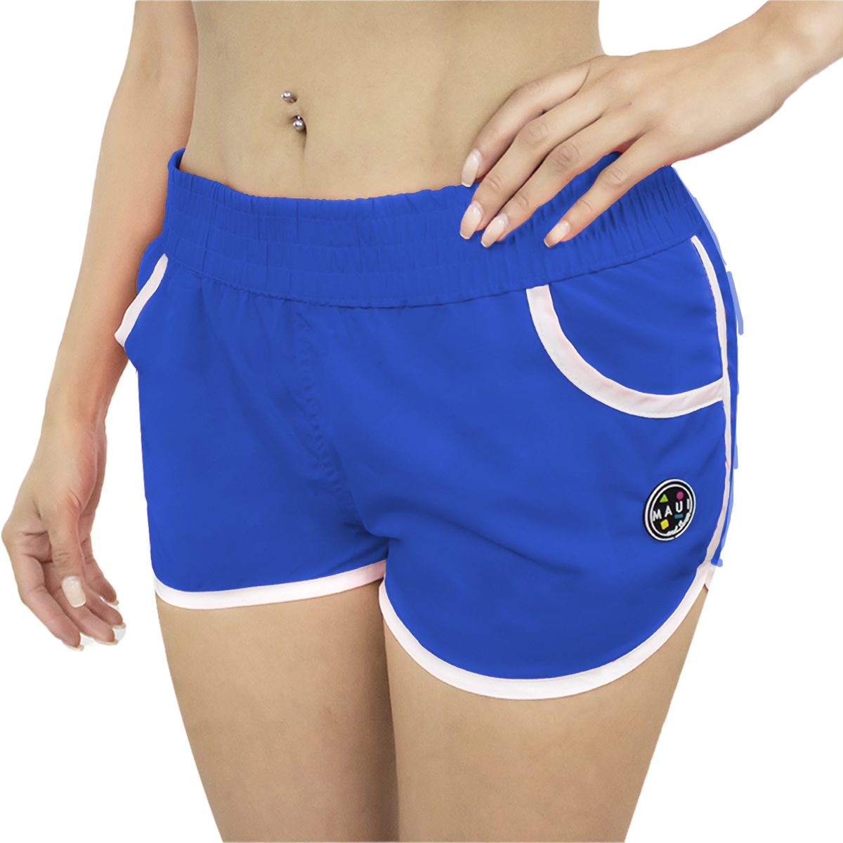 Foto 4 | Hot Short Salida de Playa Maui And Sons color Azul para Dama