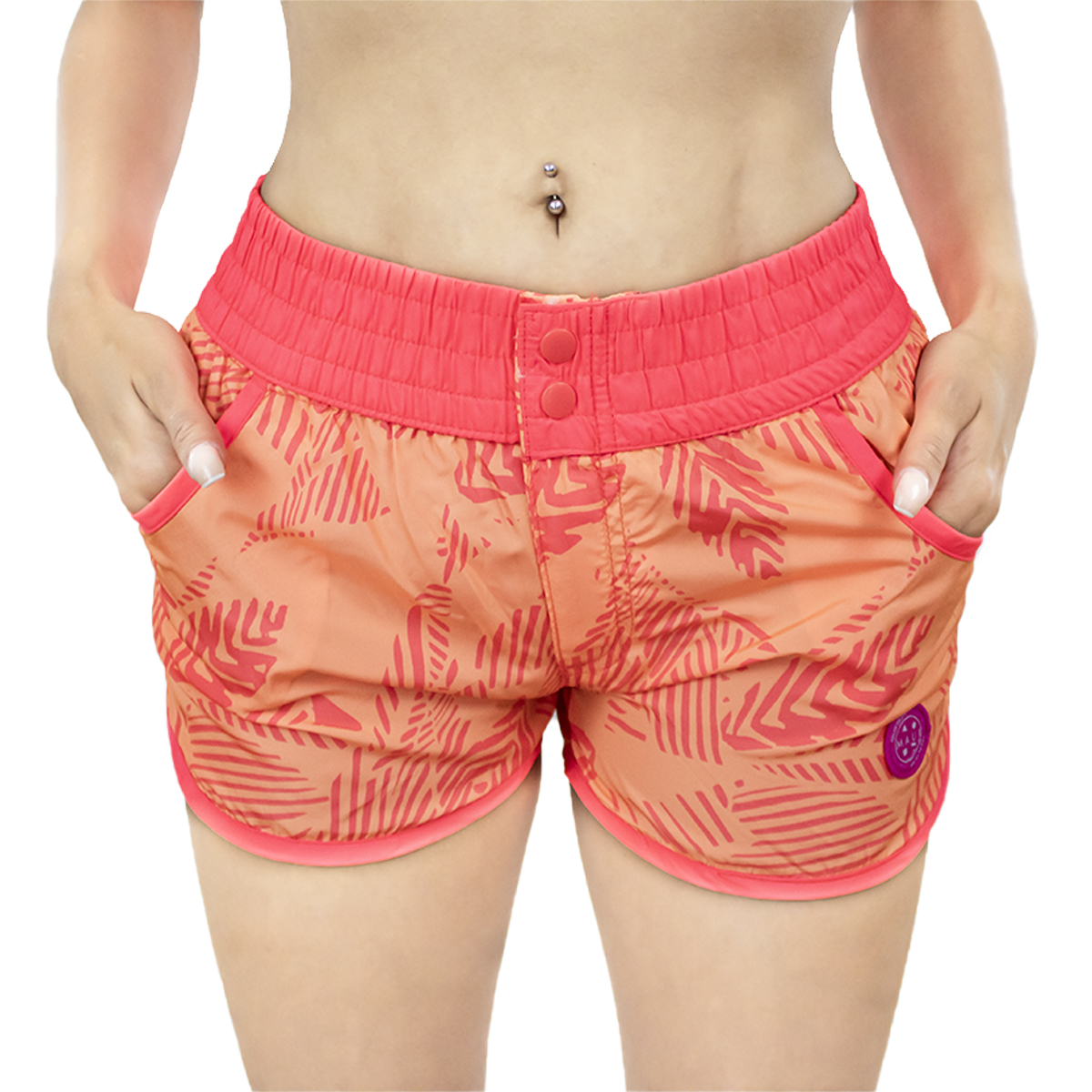 Foto 2 | Hot Short  Salida De Playa Maui And Sons color Coral para Dama
