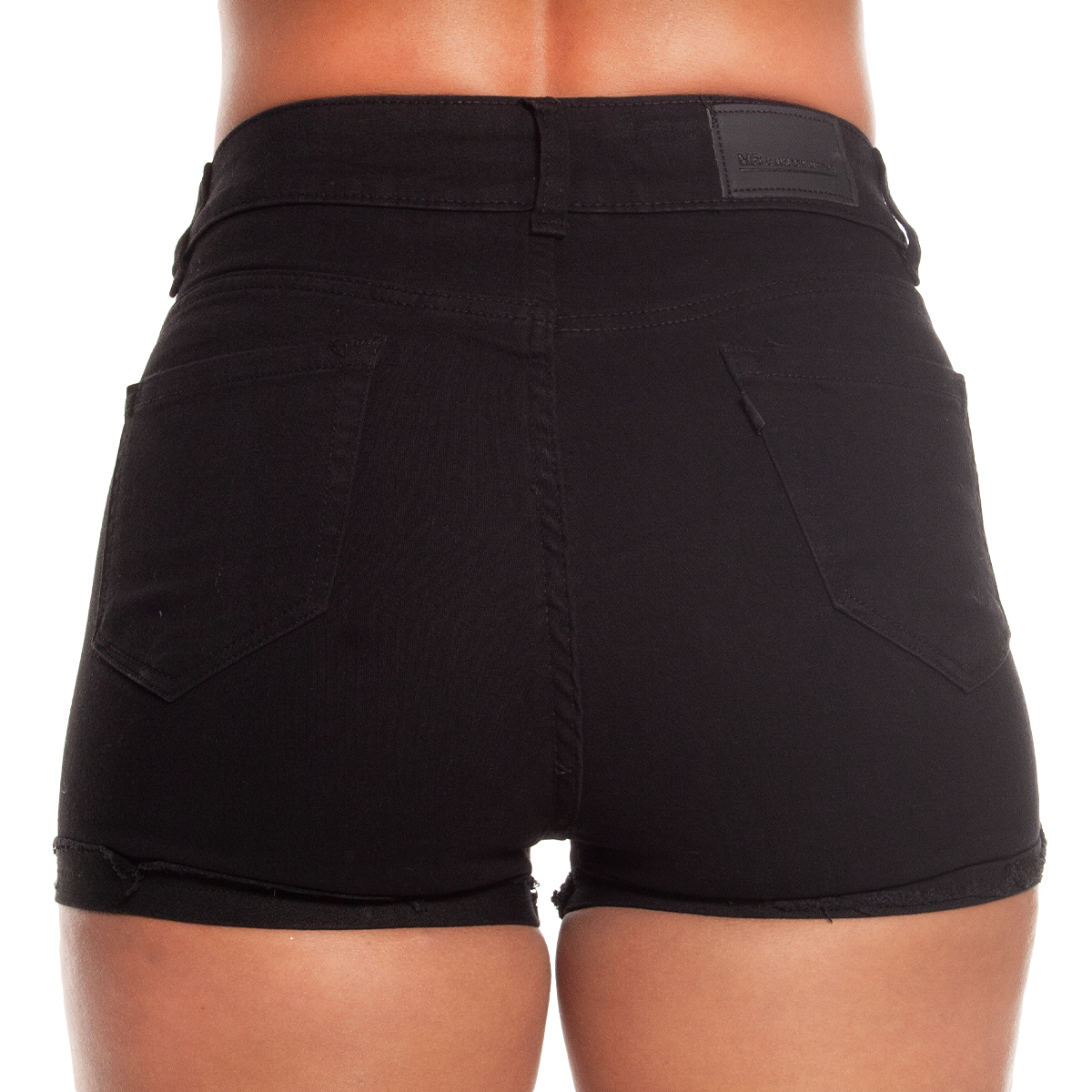 Foto 7 | Short de Mezclilla Pineda Jeans Dob color Negro Lineal Suit para Dama