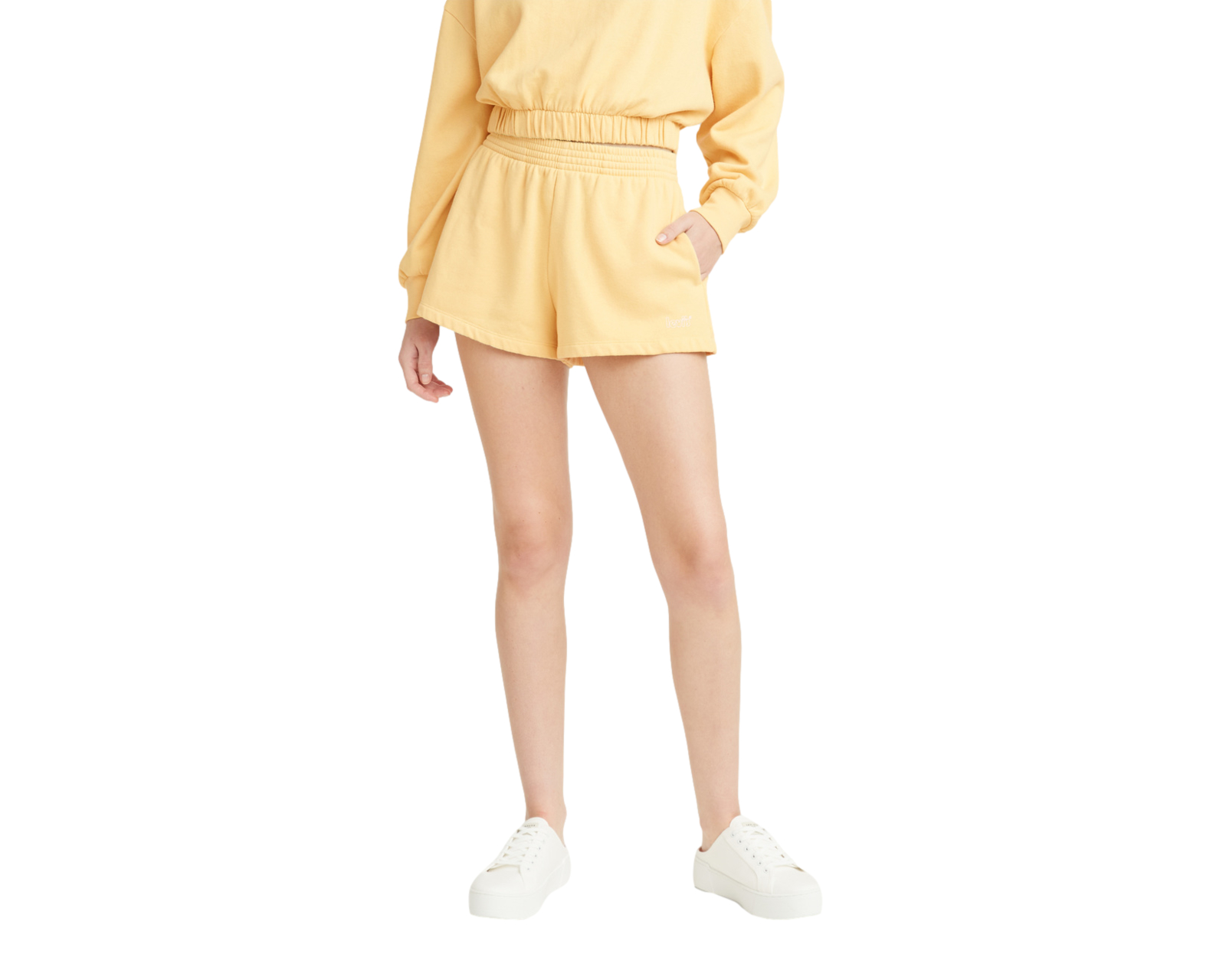 Short Levi's Marty Sweat A0844-0005 color Amarillo